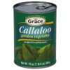 Grace Callaloo in Salt Water Caribbean Leafy Green Vegetable -