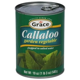 Grace Callaloo in Salt Water Caribbean Leafy Green Vegetable - 4 Pack, 19 oz