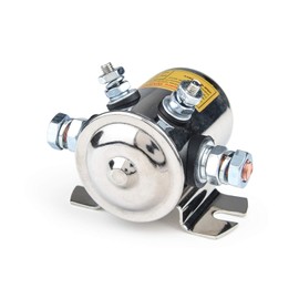 Max 300A Heavy Duty Solenoid Relay Nickel-Plating for Golf Carts,Winch, Marine in Rush 12VDC