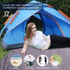 REDCAMP Waterproof Camping Tent Tarp - 95" x 83", 4