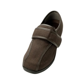 [Dandelion Biyori] Care Shoes, Walk, Dark Brown, 9.4 - 9.6 inches (24.0 - 24.5 cm), 3E