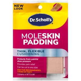 Dr. Scholl's Moleskin Cushion Padding 3 Strips