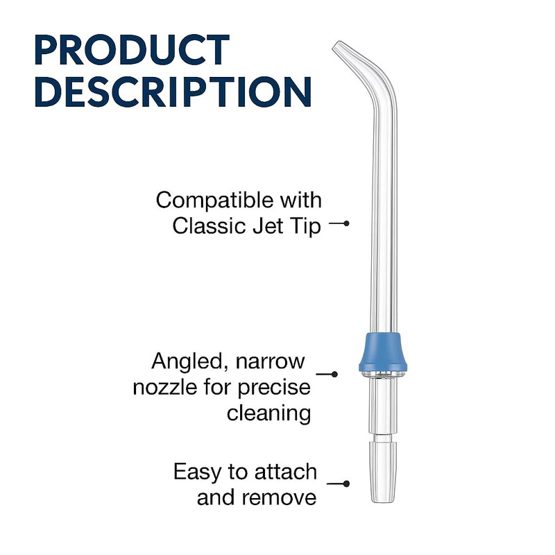 Replacement Classic Jet Tips Compatible with Waterpik Water Flossers and