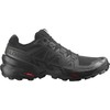 Salomon Mens Speedcross 6 Black/Black/Phantom 8.5 Wide