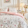 Joyreap Twin Comforter Set for Girls, 3pcs Fluffly Velvet Flannel