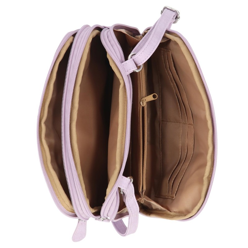 MultiSac Zippy Triple Compartment Crossbody Bag