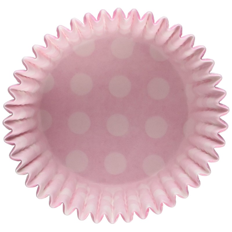 Holly Cupcakes 180 Excellent Quality Pink Polka Dot Muffin Cases