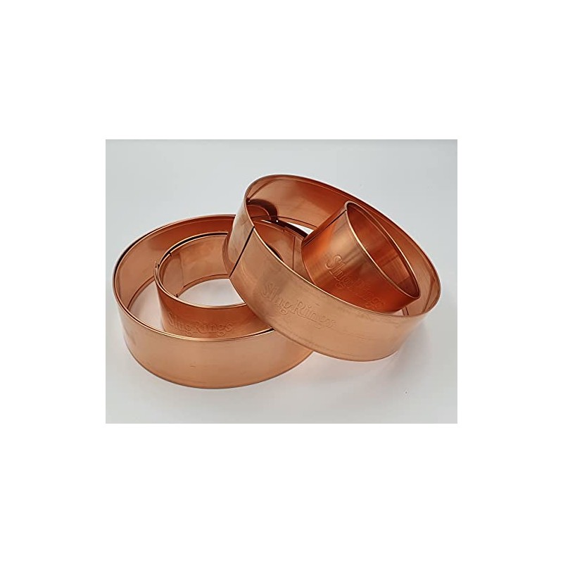 Slug Rings Copper Snail Rings Starter Kit 3 x 10cm