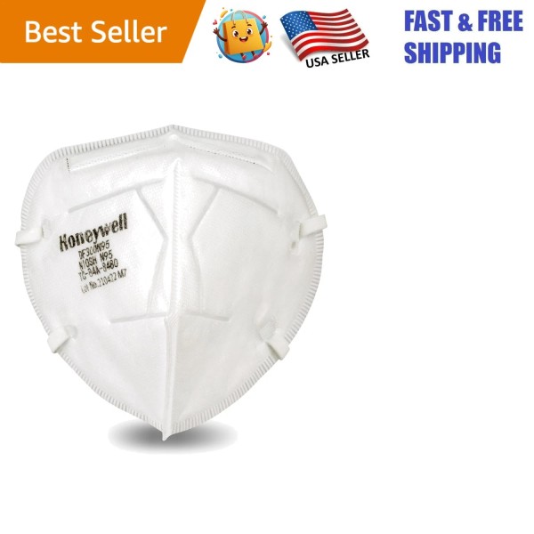Unbranded Comfortable N95 DF300 Respirators - 50 White Disposable Masks
