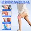 Silicone Patellar Tendon Support Strap, Adjustable Non-Slip Patella Band Stabilizer