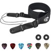 LEKATO Guitar Strap, Width 3.0 inches (7.6 cm), Thickness 0.6