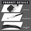 Zreneyfex 53630-04020 Hood Latch Release Cable with Handle Lever, Replacement