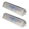 2 PCS Light Control Solar Warning Lights with 8 LED
