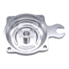 JIK Silver CNC Carburetor Top Cover for Harley Davidson Road