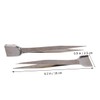 ABOOFAN 2pcs Professional Jewelry Tweezers with Scoop Shovel for Diamond