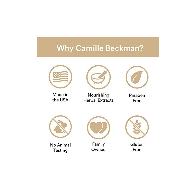 Camille Beckman Crema de terapia de manos de glicerina, miel