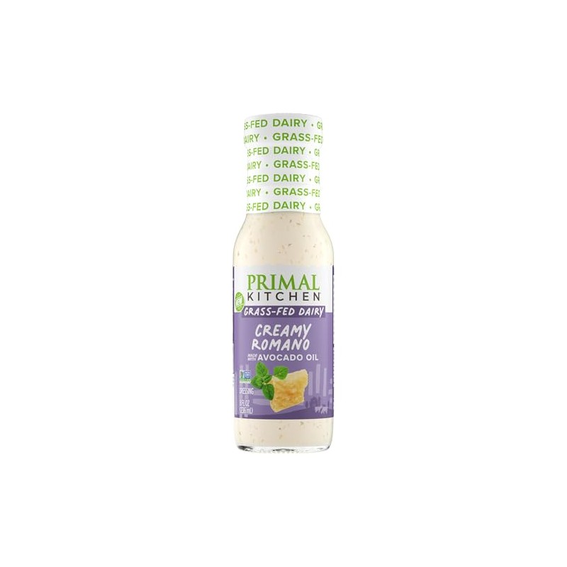 Primal Kitchen Creamy Romano Dairy Dressing, 8 oz