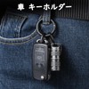 TISUR Round Carabiner Key Holder, Small, Stylish, Car Key Ring,