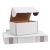 WIFTREY 12x9x6 inches White Shipping Boxes pack of 15, Corrugated