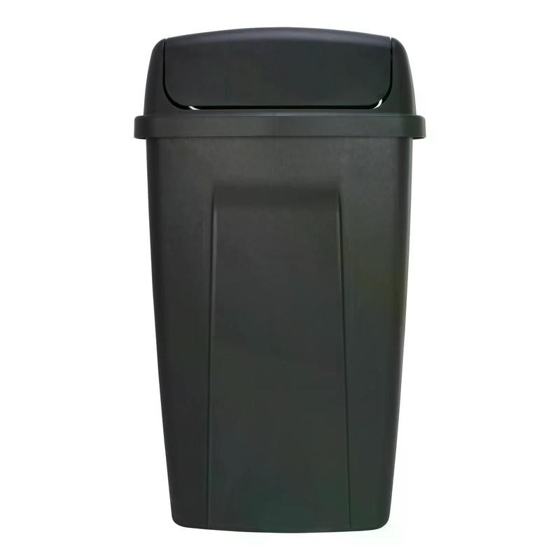 Mainstays 13 Gallon Trash Can, Plastic Swing Top Kitchen Trash