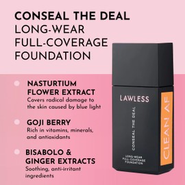 Conseal The Deal Long-Wear Full-Coverage Foundation Amber