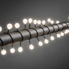 Konstsmide LED Globelichterkette, große runde Dioden, 80 warm weiße Dioden,