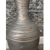 Silver handmade bamboo vase 60cm tall floor or table vase