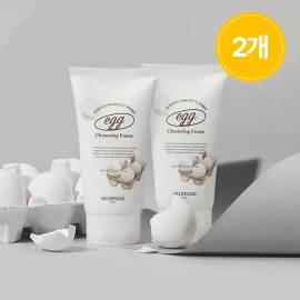 Skin Food [스킨푸드][1+1]에그 화이트 퍼펙트 포어 클렌징폼150ml Skin Food [1+1] Egg White Perfect Pore Cleansing Foam 150ml