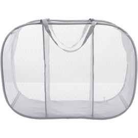 Whitmor 6880-986-PGRAY Pop and Fold Laundry Sorter, Paloma Gray