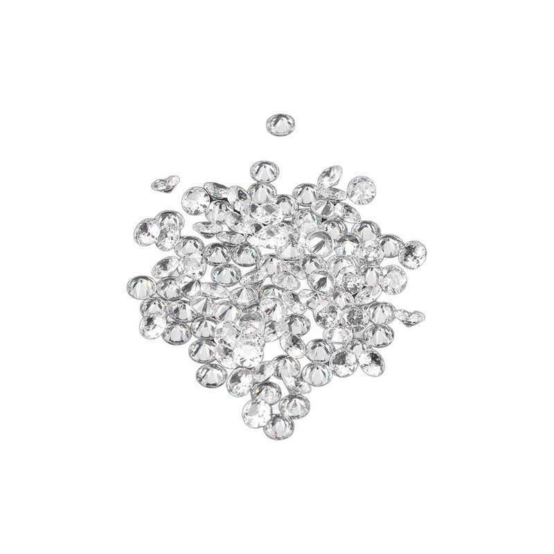 100pcs Transparent Rhinestones Mini Sharpened Bottom Exquisite Crystal Gems for