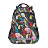 JHKKU Kids Backpack for Boys Girls Bookbags Colorful Exotic Birds