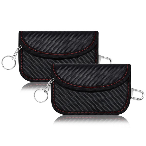 Faraday Bag Keyless Go Protection Carbon Fibre Car Key Radiation