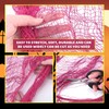 12 Set Halloween Pink Creepy Gauze Decor, Spider Web 3D