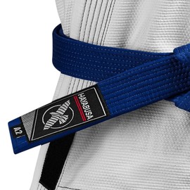 Hayabusa 2.0 Adult BJJ Belt - Premium Quality, IBJJF Compliant, Reinforced Double Stitching - Blue, A0