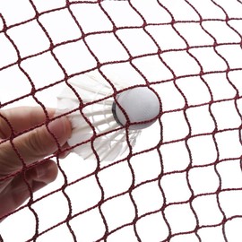 JSHAHA Badminton Net for Indoor Outdoor Garden Stand Nylon 610 x 76 cm Red Portable without Frame