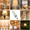 Super Bright E12 LED Corn Bulbs, 16W 1500LM Bulbs, Warm