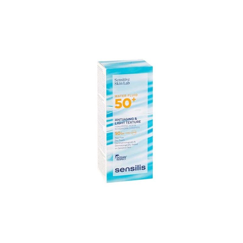 Sensilis - Water Fluid SPF50+ Protector Solar Facial, Antiedad e