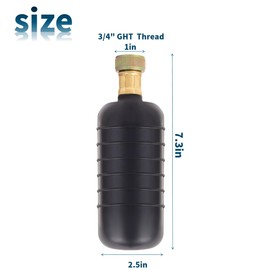 Relioky Drain Bladder can unclog pipes with a diameter of 4"-6". It can unclog stubborn blockages in kitchen sinks, bathtubs, shower mains and swimming pool pipes through high-pressure water flow.