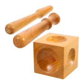 COHEALI 1 Set Wooden Dapping Cube for Jewelry Making Multi Functional Wood Doming Blocks for Crafts Square Punch Tool for DIY Jewelry Projects Versatile Forming and Wire Wrapping