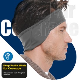 Braylin Ear Warmer Headbands, Winter Ear Muffs Headband for Men Women Kids, Ear Cover Headband in Cold Weather Running Skiing