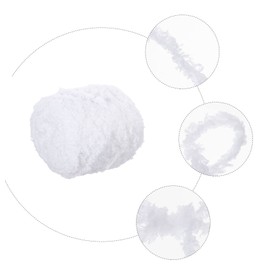 Hohopeti 2Rolls Soft Coral Fleece Knitting Yarn Portable DIY Crochet Material for Easy Crafting for Scarves and Blankets Comfortable and Flexible for All Skill Levels