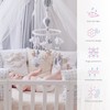 Mosquito Netting Canopy Drape Only Fits Crib, Moses Basket (Hearts