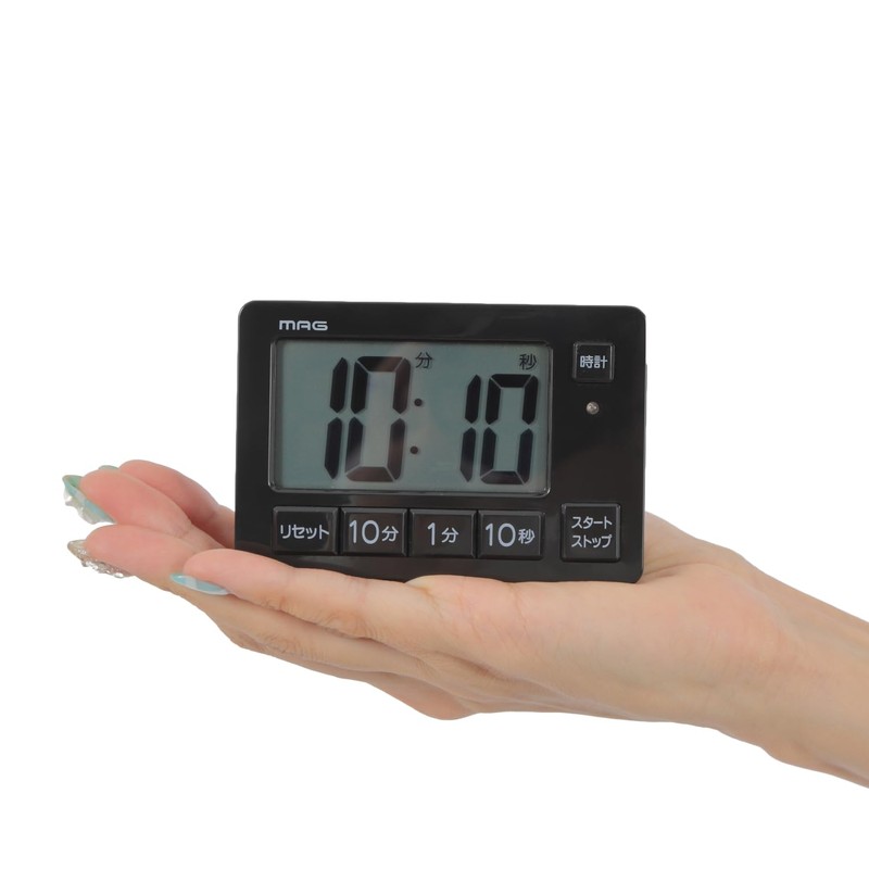 MAG TM-608A BK-Z Digital Timer, Volume Control, Noise Reducing, Clock,
