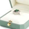 Oirlv H17501 Ring Case, PU Leather, Portable, Mini for 1