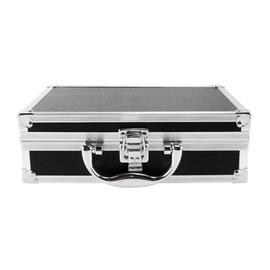 Orivin Aluminium Frame Tool Box, with Padded Padded Foam Aluminum Alloy Suitcase, Suitable for Travel, Business Trip, Work, 23 X 16 X 7.5 Cm