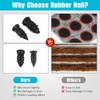 80PCS Tire Repair Rubber Nail Car Tire Repair Screw in