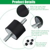 M10 40 x 30 Gas Shock Absorber Rubber Engine Mounts