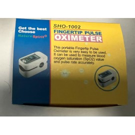 NatureSpirit Fingertip Oximeter, With Red LED Display CMS-50DL New Sealed