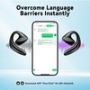Ai Translation Earbuds Real Time, 3-in-1 Buletooth 5.4 Language Translator