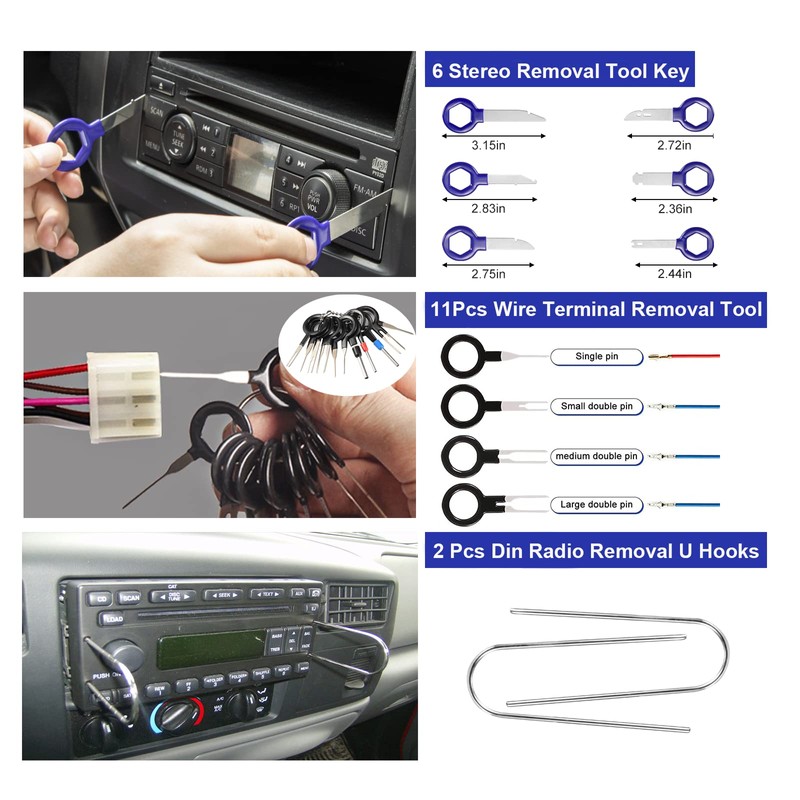 Trim Removal Tool Kit 250Pcs Car Removal Tool Kit Pry